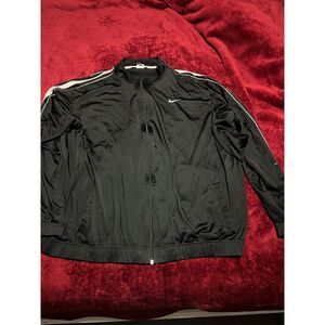 Nike Jacket Size 3XLT Mens Big & Nike Dri-Fit Jacket Full Zip Up Jacket Black